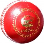 Three Wickets Jaguar Cricket Ball (Red)